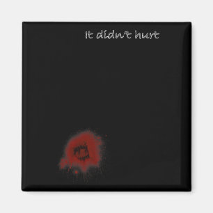 Lustiger Zombie-Biss Halloween Gebissen Verletzung Magnet