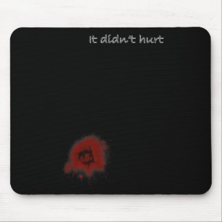 Lustiger Zombie-Biss Halloween Gebissen Verletzung Mousepad