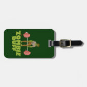 Lustiger Zombie-Büffelleder-Gewichts-Heber Gepäckanhänger (Vorderseite horizontal)