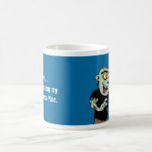 Lustiger Zombie-Entweichen-Plan-Kaffee Kaffeetasse (Mittel)