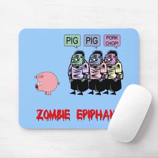 Lustiger Zombie Mousepad (Mit Mouse)