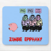 Lustiger Zombie Mousepad (Vorne)