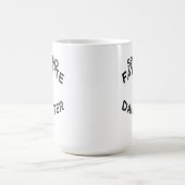 Lustiger zweitlieblings-Tochter-Geschwister-Rivali Kaffeetasse (Mittel)
