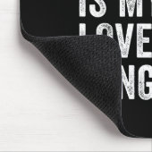 Lustiger Zza ist meine Liebessprache, lustiger Ant Mousepad (Ecke)