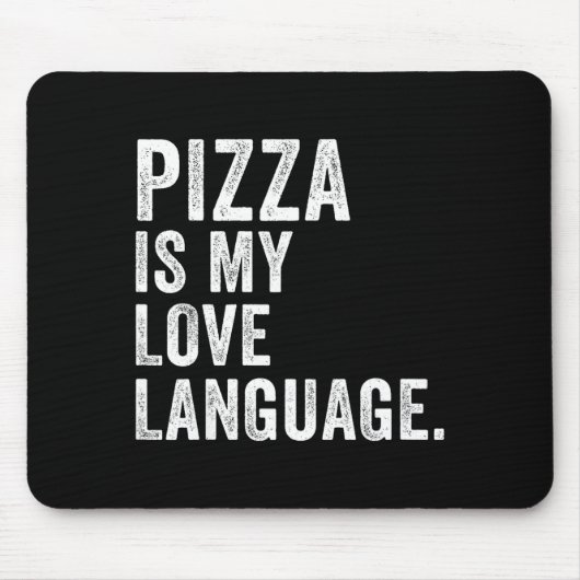 Lustiger Zza ist meine Liebessprache, lustiger Ant Mousepad (Vorne)