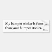 Lustigerer Autoaufkleber (Vorne)