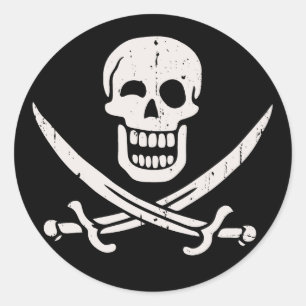 Lustigerer Jack Runder Aufkleber