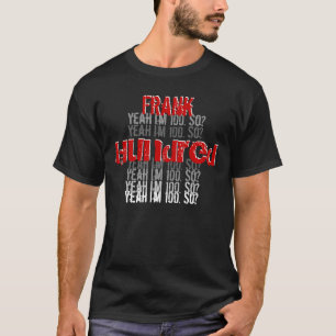 Lustiges 100. Geburtstags-Name-Schwarz-rotes Weiß T-Shirt