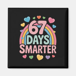 Lustiges 100-Tage-Schul-Shirt Mädchen Jungen Kind  Magnet