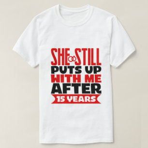 lustiges 15-jähriges Jubiläum T-Shirt