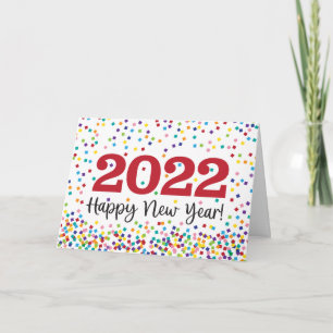 Lustiges 2022 Frohes Neues Jahr Karte