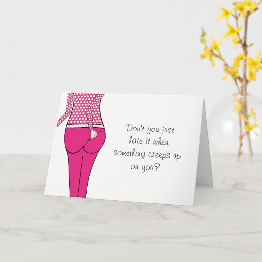 Lustiges 30. oder IRGENDEIN ALTER für ihren Karte (Gelbe Blume)