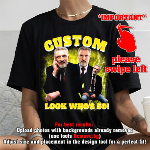 Lustiges 50. Geburtstags-Shirt, Schau mal, wer 50 T-Shirt