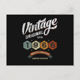 Lustiges 59 Jahre altes 1966 Vintage-Geschenk zum  Postkarte