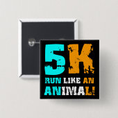 Lustiges 5K Button (Vorne & Hinten)