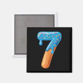 Lustiges 67 Eis-Drip-Meme passendes Gruppenkostüm Magnet (Vorderseite/Rückseite)