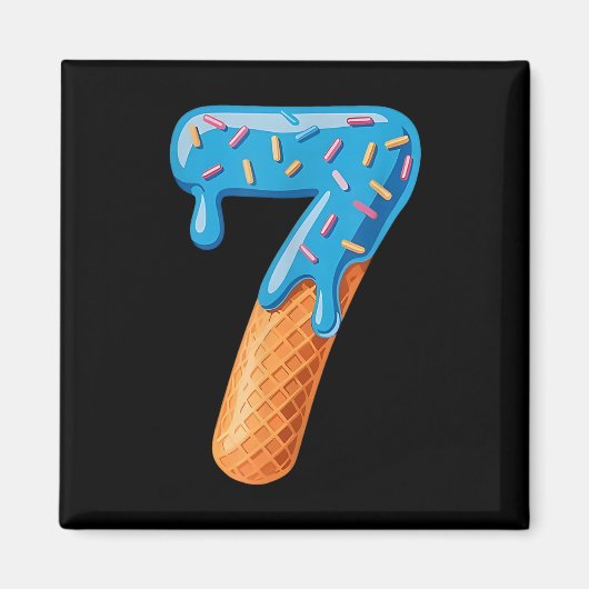 Lustiges 67 Eis-Drip-Meme passendes Gruppenkostüm Magnet (Vorne)
