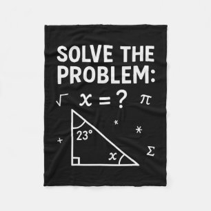 Lustiges 67 Mathe-Meme Löse das Problem Lehrer Für Fleecedecke