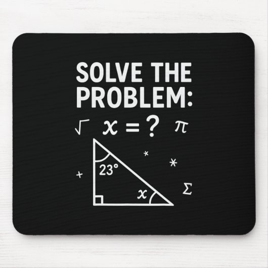 Lustiges 67 Mathe-Meme Löse das Problem Lehrer für Mousepad (Vorne)