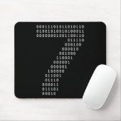 Lustiges 67 Meme Binärcode Tech Geek Digital Six S Mousepad (Mit Mouse)