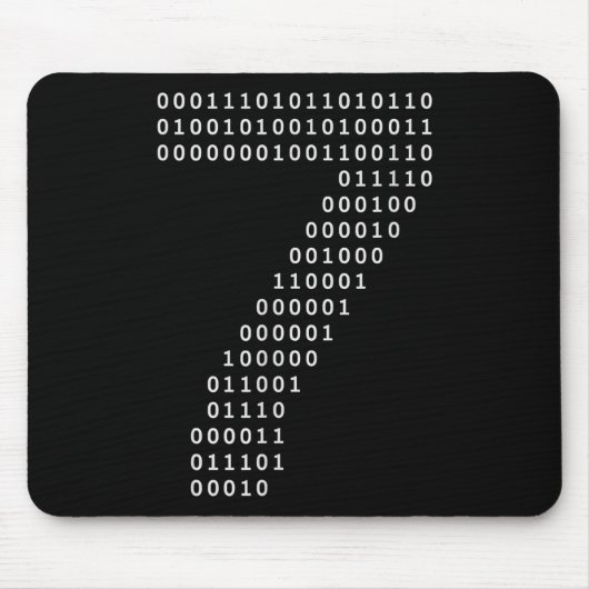 Lustiges 67 Meme Binärcode Tech Geek Digital Six S Mousepad (Vorne)