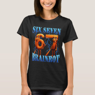 Lustiges 67 Meme Italienischer Brainrot Tung Tung T-Shirt