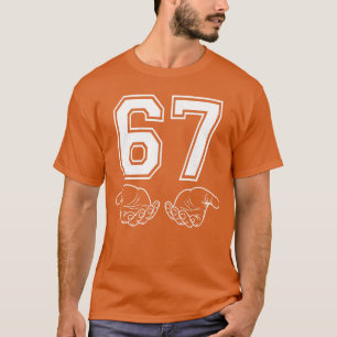 Lustiges 67 Meme Kostüm Six Seven Halloween Gen Z T-Shirt