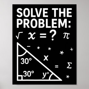 Lustiges 67 Meme Löse das Problem für Mathematikle Poster