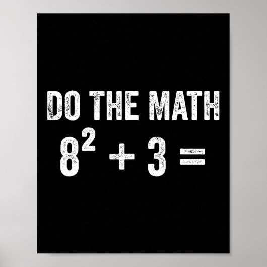Lustiges 67 Meme Mathe Sechs Sieben Lehrer Brainro Poster (Vorne)