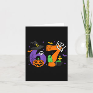 Lustiges 67 Sechs Sieben Halloween-Meme Gen Alpha  Karte