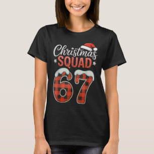 Lustiges 67 Sechs Sieben Meme Brainrot 67 Weihnach T-Shirt