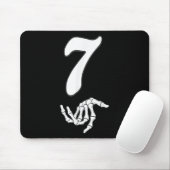 Lustiges 67 Sechs Sieben Meme Paar passendes Hallo Mousepad (Mit Mouse)