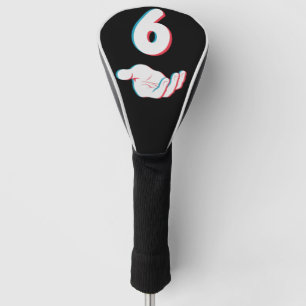 Lustiges 67 Six Seven Meme Paar passend Golf Headcover