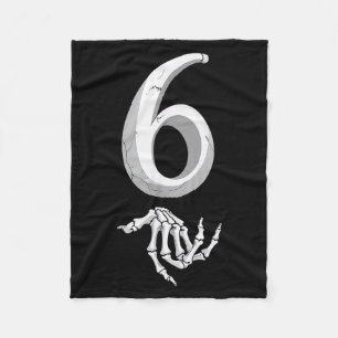 Lustiges 67 Six Seven Meme-Paar passende Halloween Fleecedecke