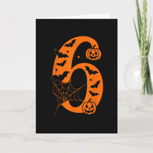Lustiges 67 Six Seven Meme-Paar passende Halloween Karte