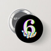 Lustiges 67 Six Seven Meme-Paar passendes Hallowee Button (Vorne & Hinten)