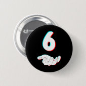 Lustiges 67 Six Seven Meme-Paar passendes Hallowee Button (Vorne & Hinten)