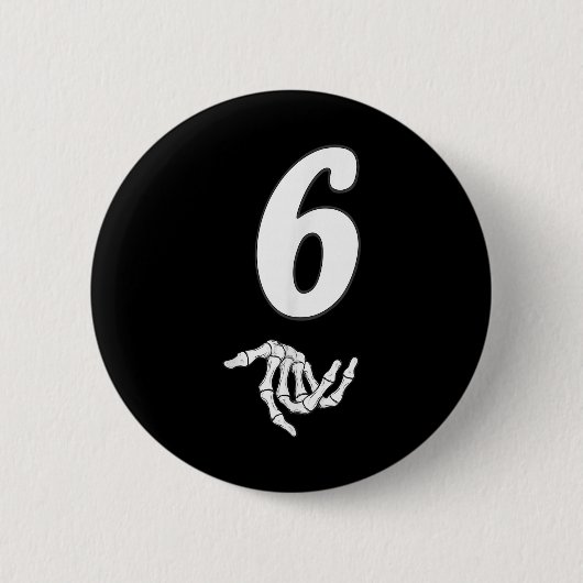 Lustiges 67 Six Seven Meme-Paar passendes Hallowee Button (Vorderseite)