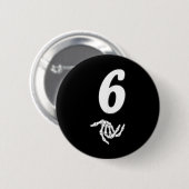 Lustiges 67 Six Seven Meme-Paar passendes Hallowee Button (Vorne & Hinten)