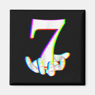 Lustiges 67 Six Seven Meme-Paar passendes Hallowee Magnet