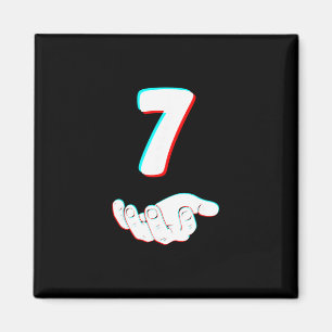 Lustiges 67 Six Seven Meme-Paar passendes Hallowee Magnet