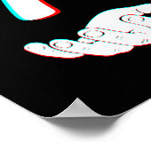 Lustiges 67 Six Seven Meme Paar passendes Hallowee Poster (Ecke)