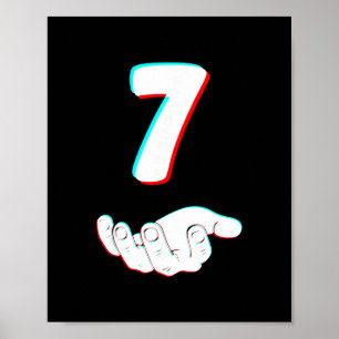 Lustiges 67 Six Seven Meme Paar passendes Hallowee Poster