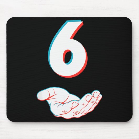 Lustiges 67 Six Seven Meme Paare Passendes Hallowe Mousepad (Vorne)