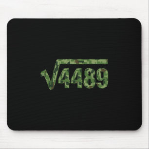 Lustiges 67 Trendiges Quadratwurzel 4489 Camo T-Sh Mousepad
