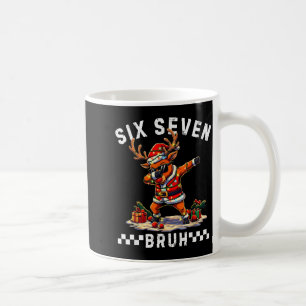 Lustiges 67 Weihnachten Six Seven Meme Dabbing Ren Kaffeetasse