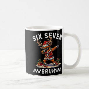 Lustiges 67 Weihnachten Six Seven Meme Dabbing Ren Kaffeetasse