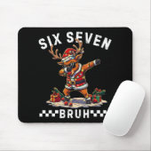 Lustiges 67 Weihnachten Six Seven Meme Dabbing Ren Mousepad (Mit Mouse)