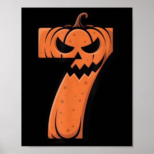 Lustiges 6 7 Halloween-Kostenum Meme 67 Halloween Poster (Vorne)