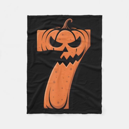 Lustiges 6 7 Halloween-Kostüm Meme 67 Halloween  Fleecedecke (Vorderseite)